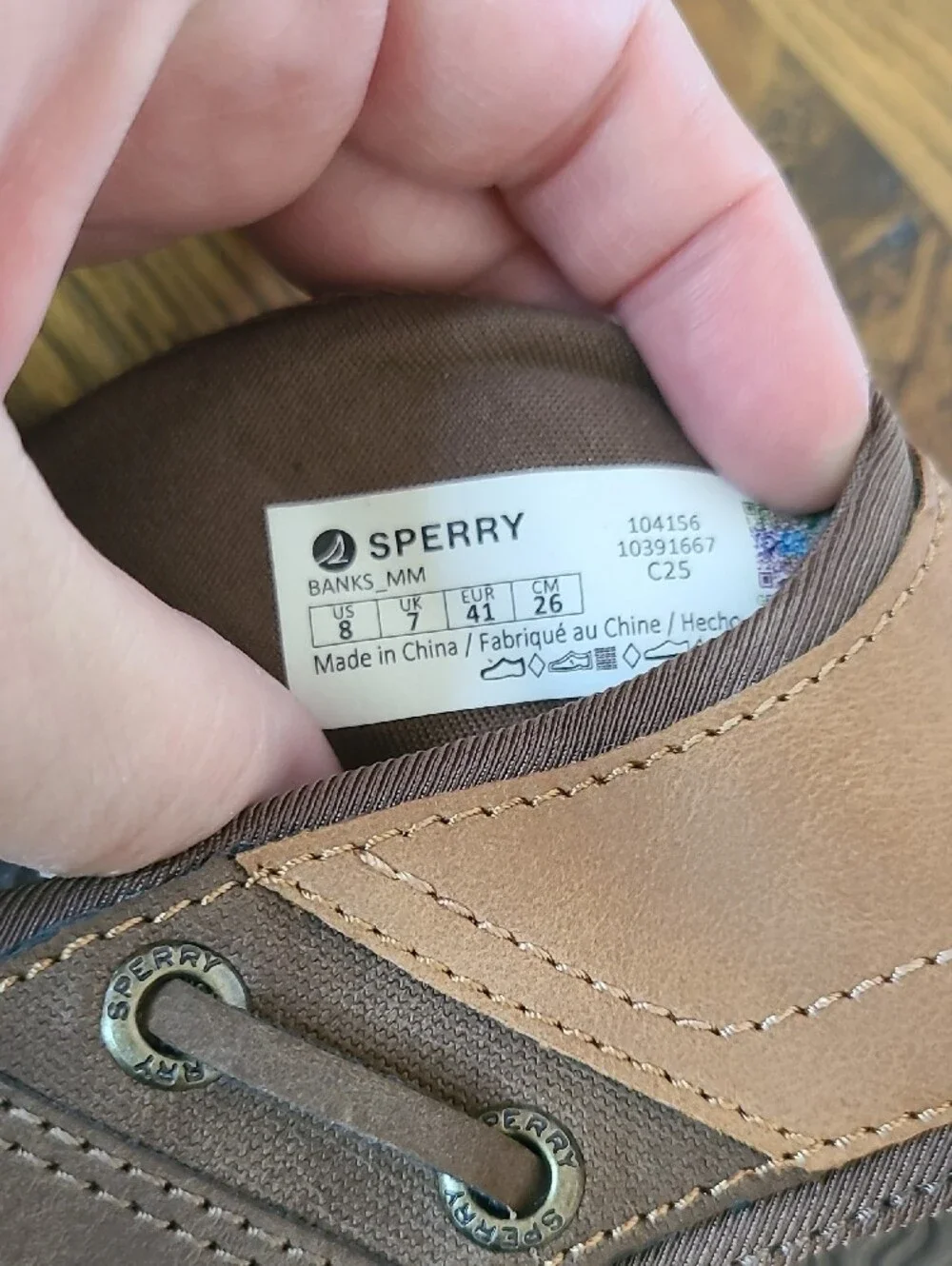 Sperry thong sandals